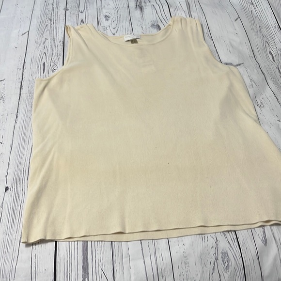 Charter Club Tops - NWT Charter Club knit eggshell tank top 1X